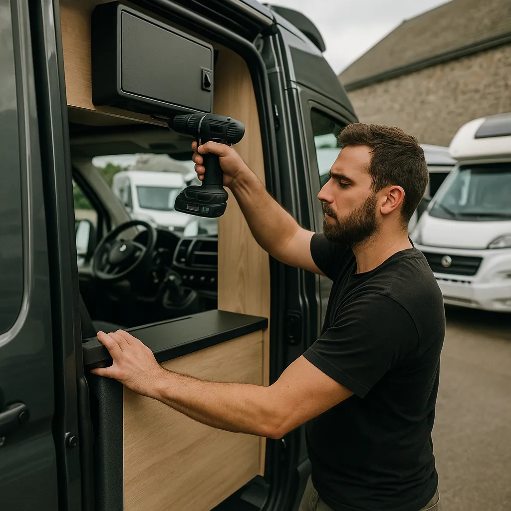 Installation D'accessoires Pour Van Aménagé à Sprimont