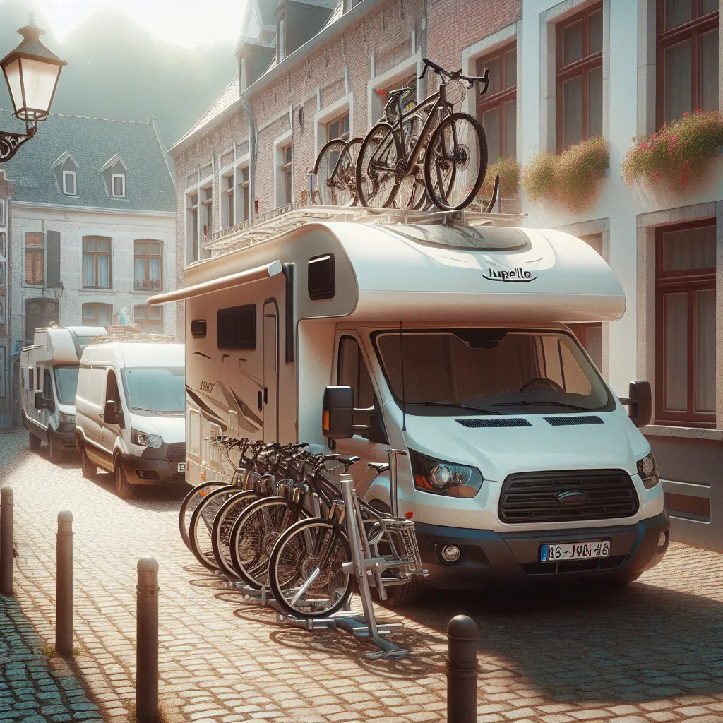 Installation De Porte-vélo Pour Motorhome à Juprelle