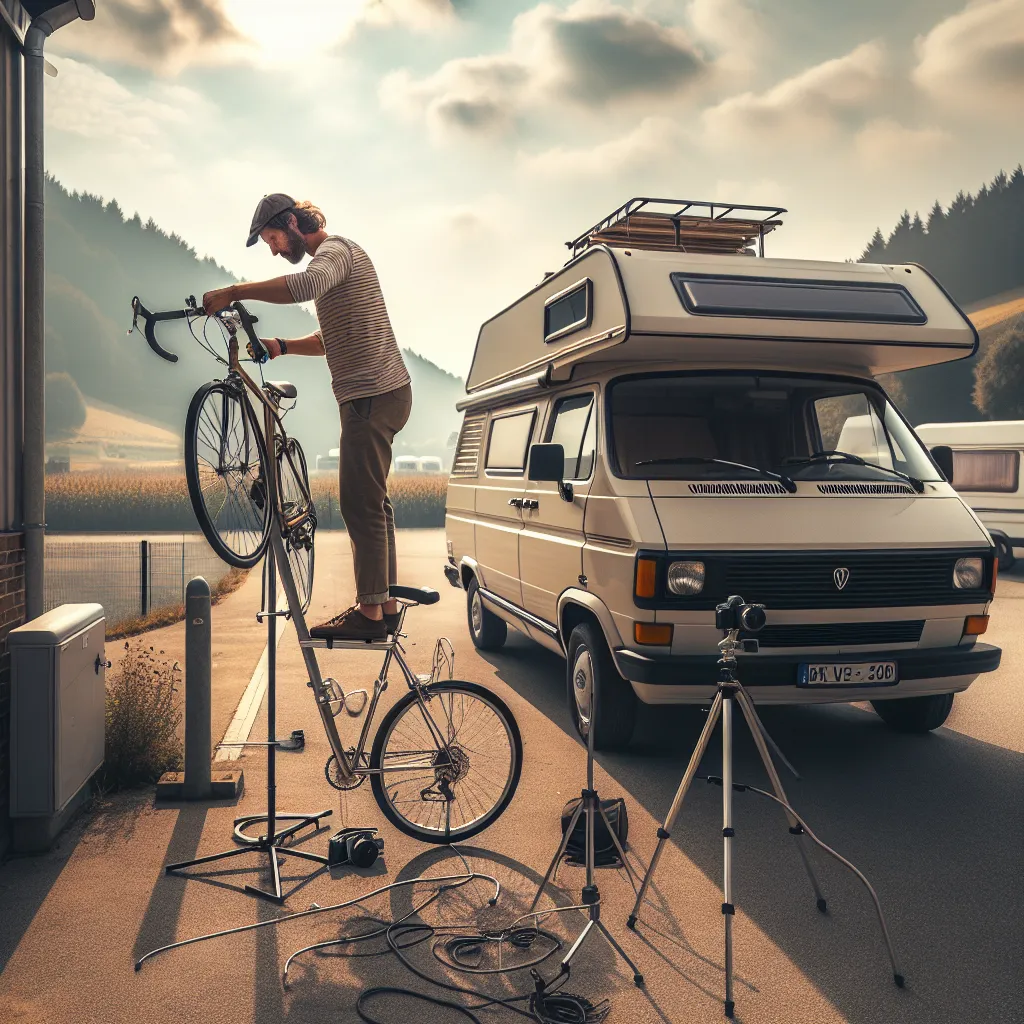 Installation De Porte-vélo Pour Motorhome à Waremme