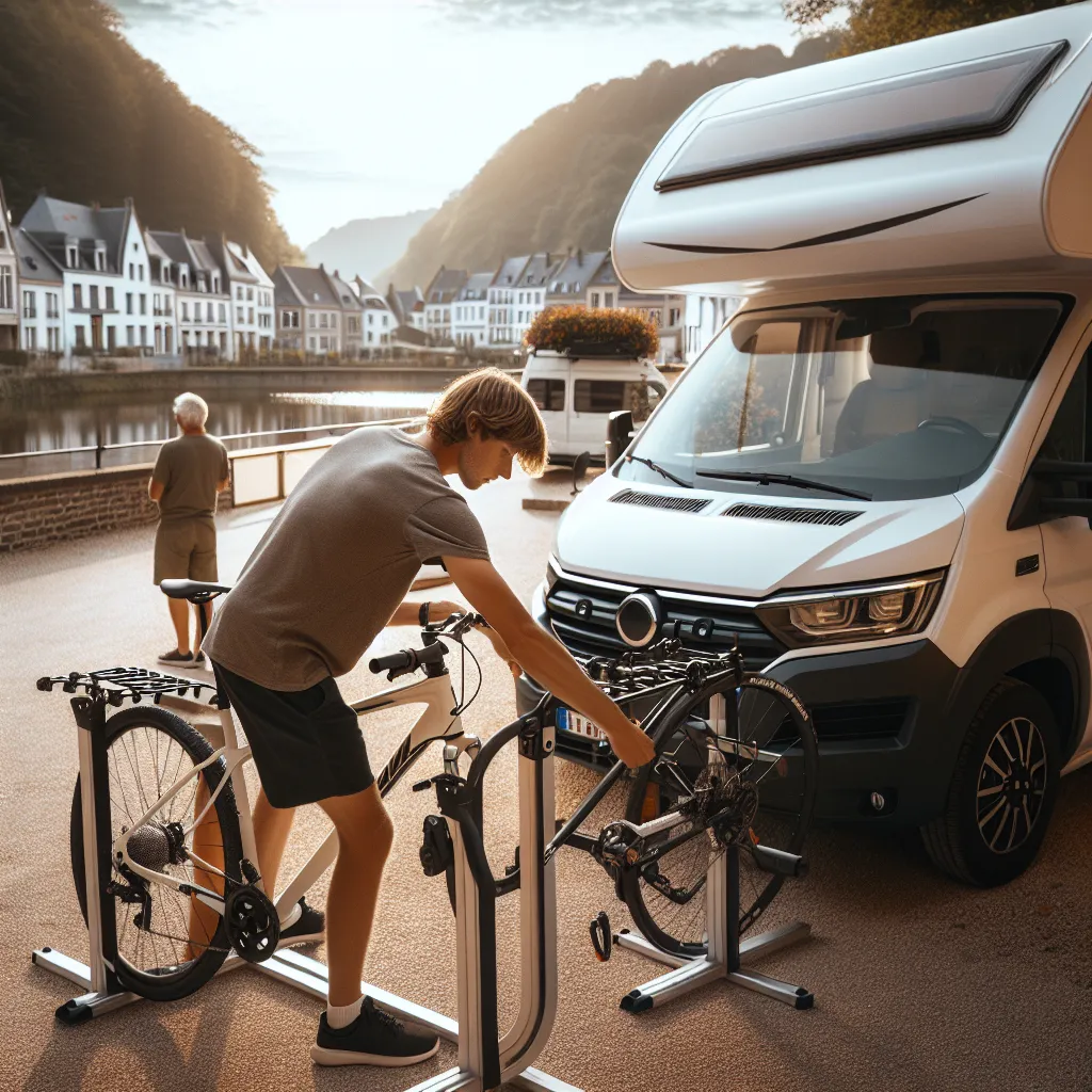 Installation De Porte Vélo Pour Motorhome Neuf à Juprelle