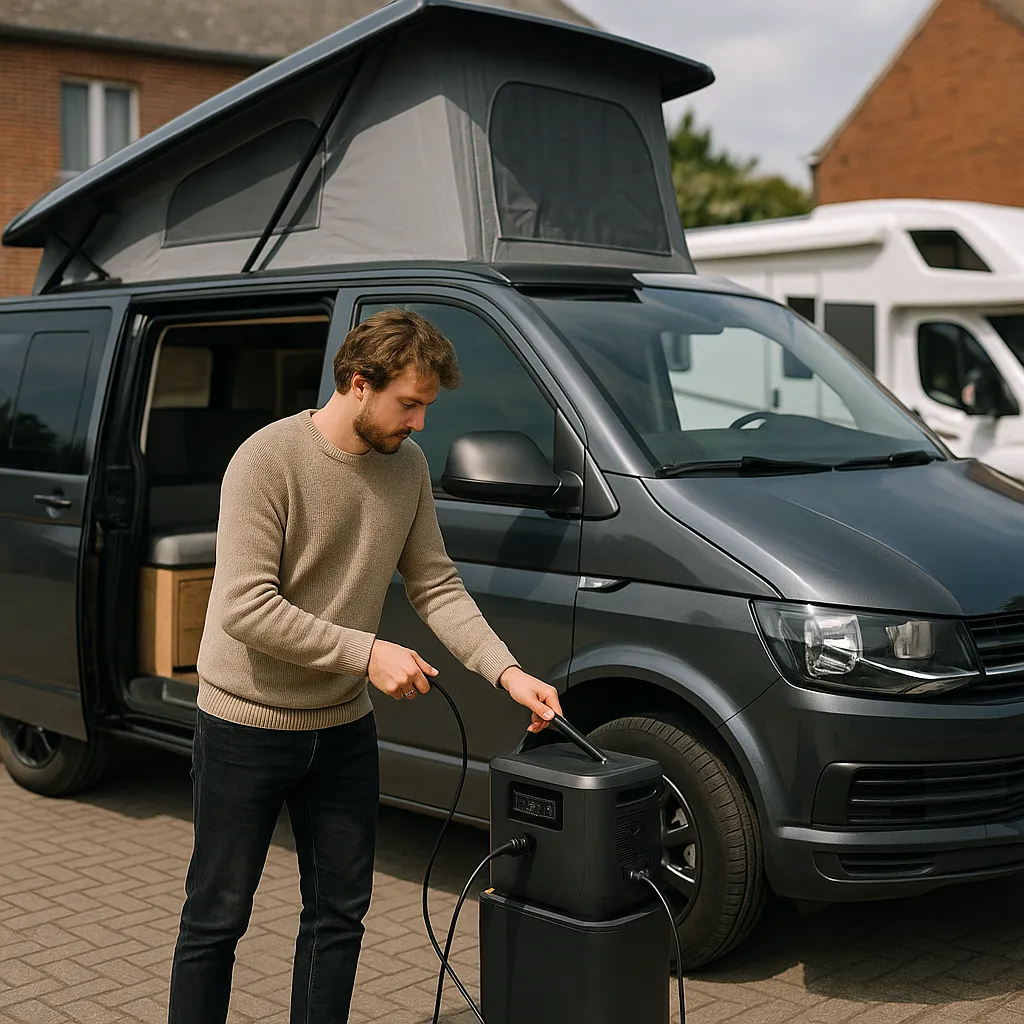 Location De Van Aménagé Avec Autonomie électrique à Oupeye