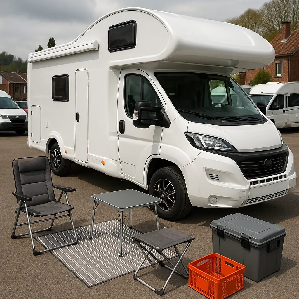 Motorhome Prêt à Immatriculer Avec Accessoires à Flémalle