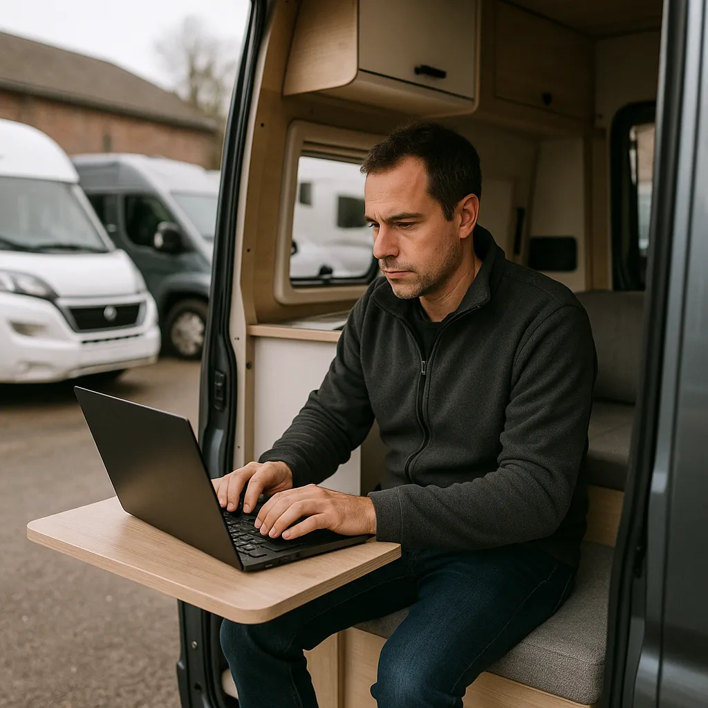 Van Aménagé Compact Pour Les Professionnels à Flémalle