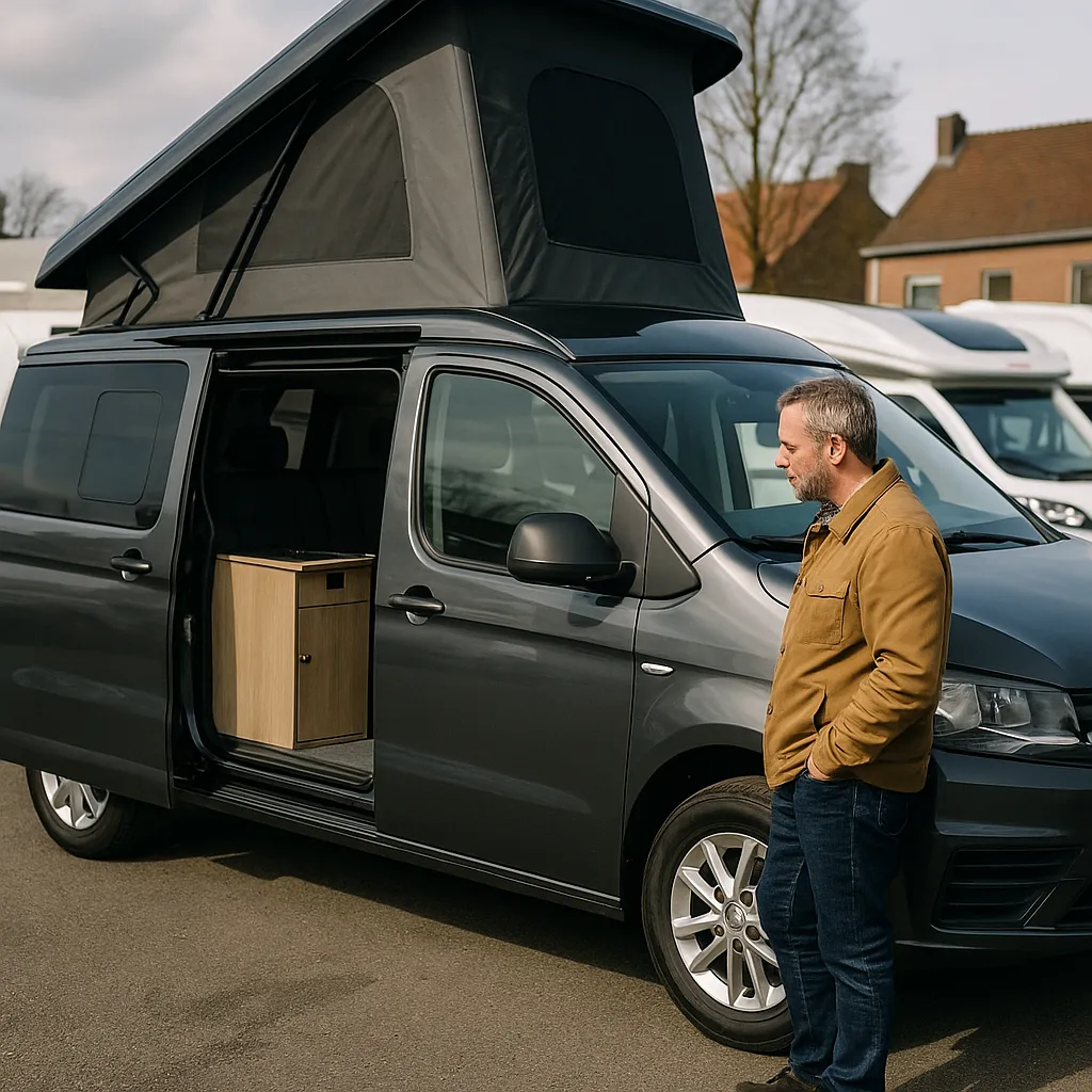 Vente De Van Aménagé Compact Et Récent à Oupeye