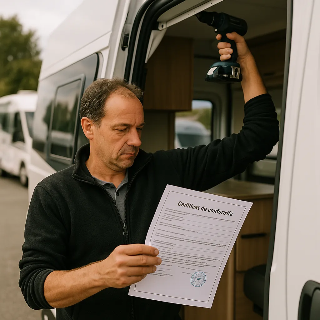 Installation Accessoires Van Aménagé Avec Certificat De Conformité En Belgique