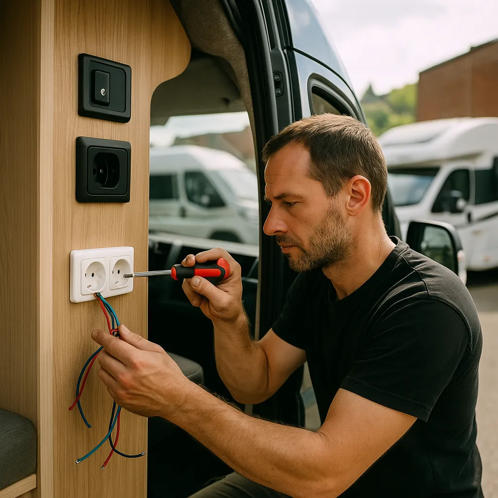 Installation D’accessoires électriques Pour Van Aménagé à Seraing