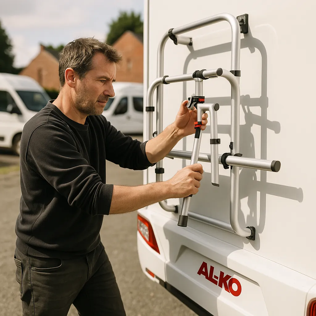 Installation De Porte-vélos Sur Motorhome Compatible Châssis Al-ko à Saint-nicolas