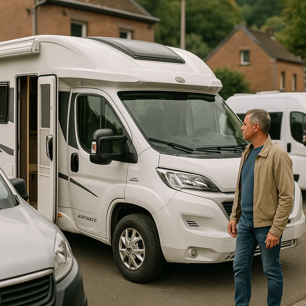 Location De Camping-car Avec Douche Et Boîte Automatique à Chaudfontaine