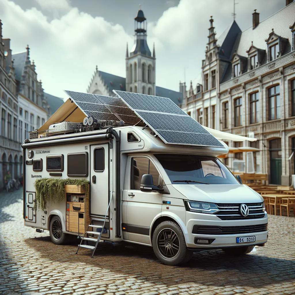 Location Van Aménagé Avec Panneau Solaire Belgique