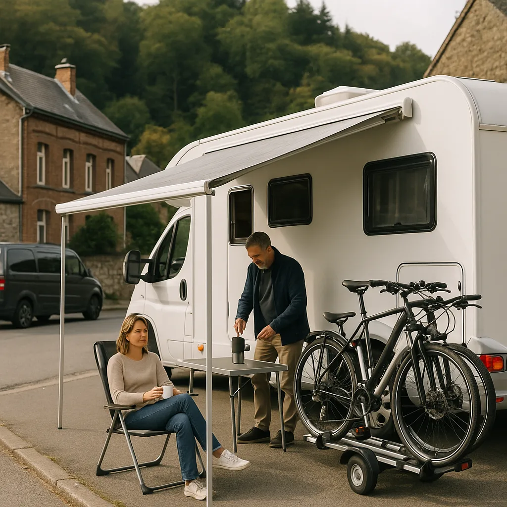 Louer Un Motorhome Avec Porte-vélos Et Auvent à Esneux