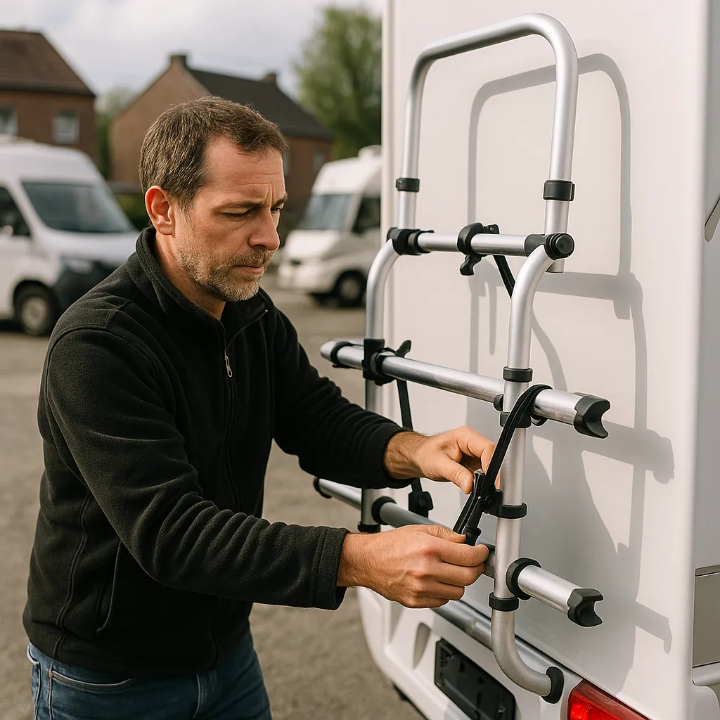 Pose Et Réglage De Porte-vélos Pour Motorhome à Herstal