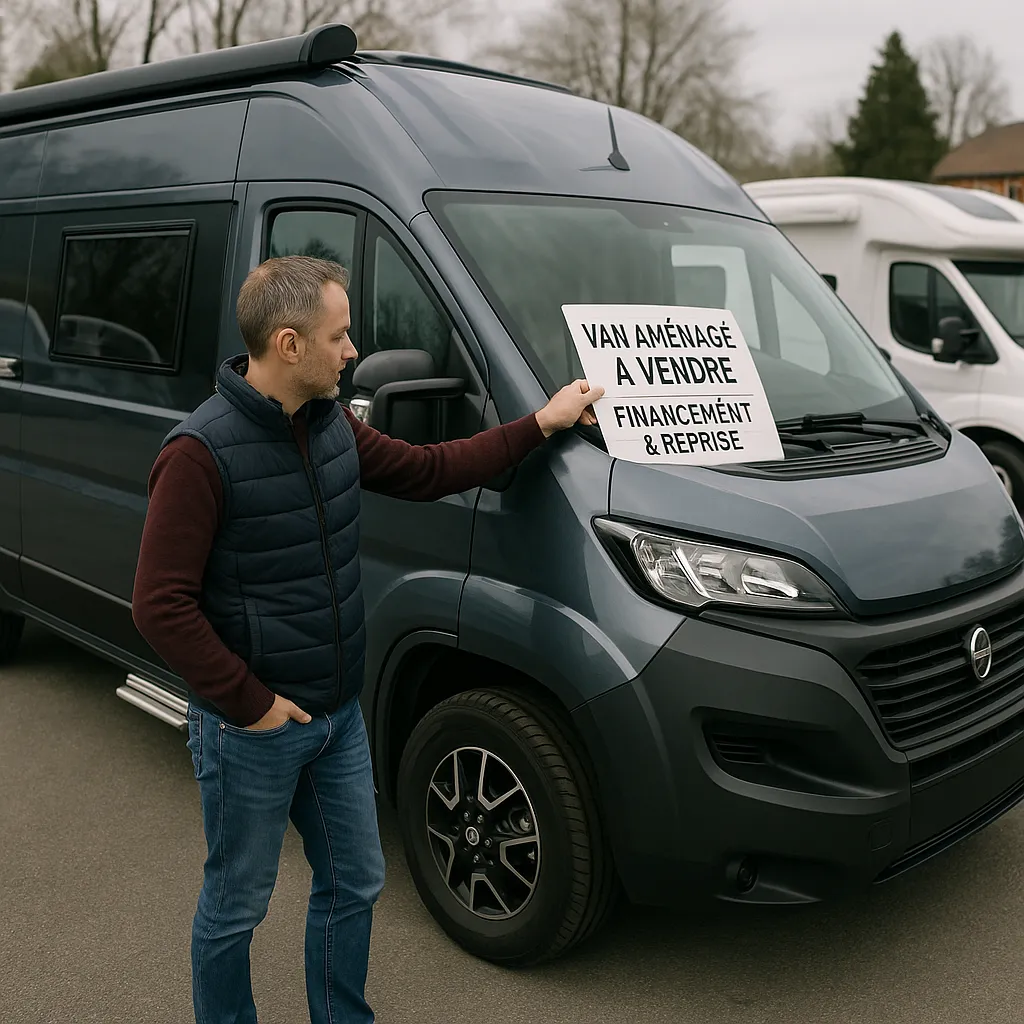 Van Aménagé à Vendre Belgique Avec Financement Et Reprise