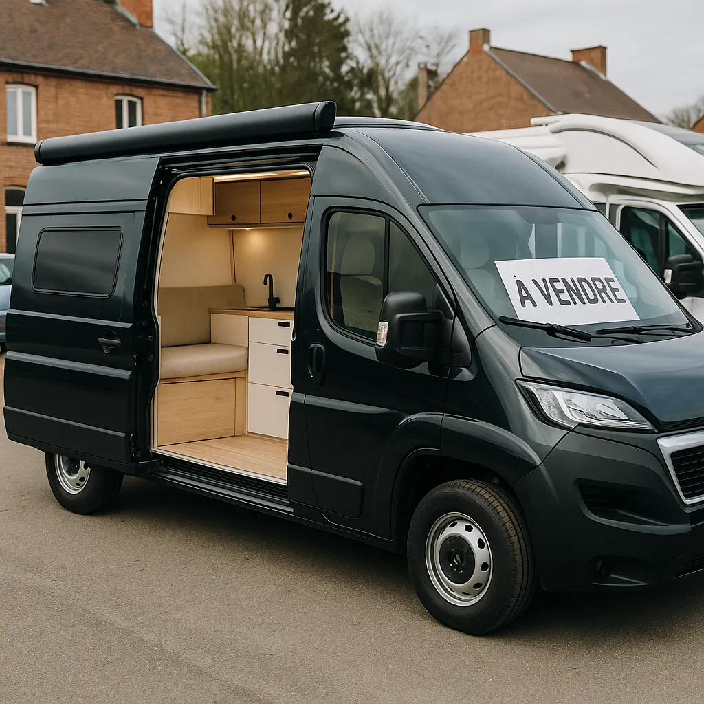 Van Aménagé à Vendre En Belgique Avec Aménagement Sur Mesure
